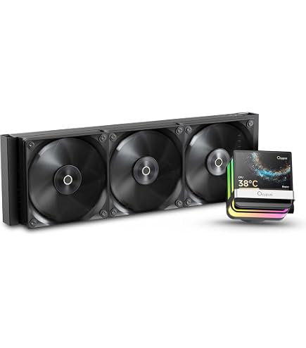 PCCOOLER CPS DT360 ARGB Display Liquid Cooler, 3.4-inch IPS
